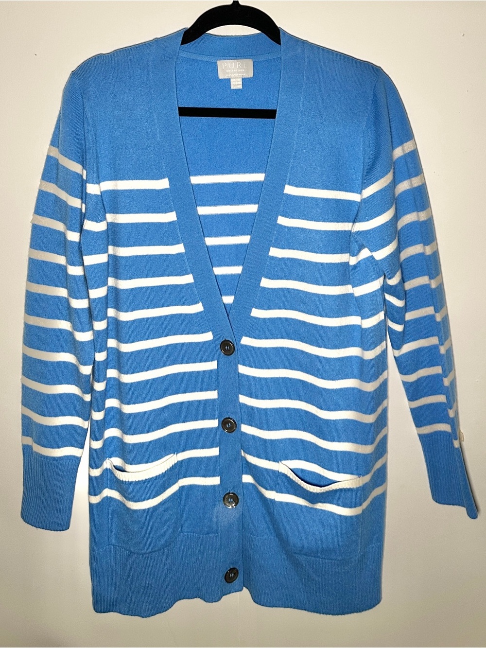 Pure Collection Women's Cashmere Boyfriend
 Cardigan Sweater